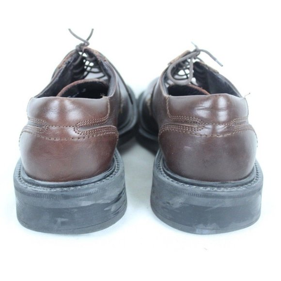 Kenneth Cole Reaction Brown Lace Up Leather Oxfords Dress Shoes Size 8 Italy main image 4